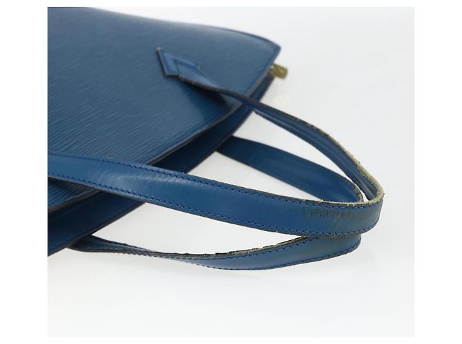 LOUIS VUITTON Borsa a Spalla Epi Saint Jacques Blu M52275 LV Auth 169873 - vista 7