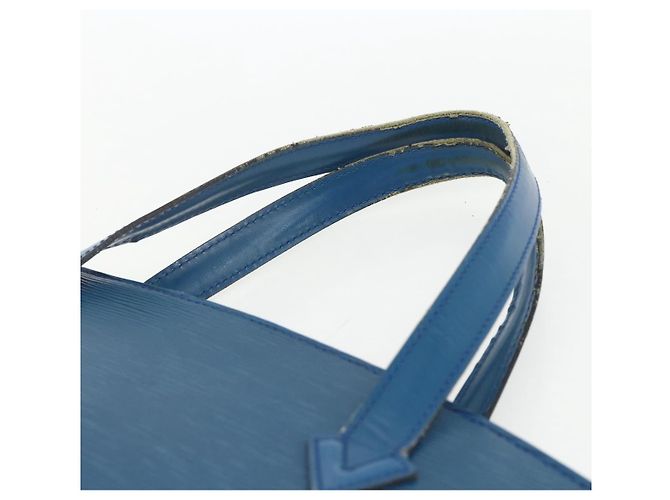 LOUIS VUITTON Borsa a Spalla Epi Saint Jacques Blu M52275 LV Auth 169873 - vista 8