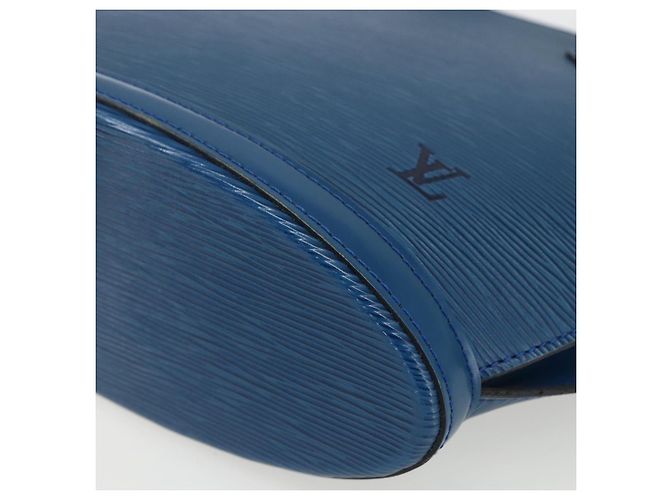 LOUIS VUITTON Borsa a Spalla Epi Saint Jacques Blu M52275 LV Auth 169873 - vista 9