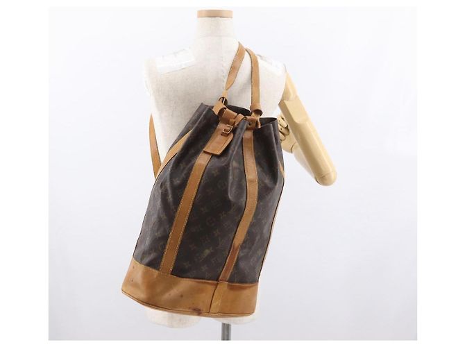 LOUIS VUITTON Borsa a Spalla Monogram Randonnee GM M42244 LV Auth 169098 Monogramma - vista 23