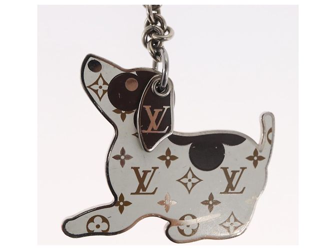 LOUIS VUITTON BijouxSac ELV Llave de Perro de metal Plata M00747 LV Auth 169133 - vista 3