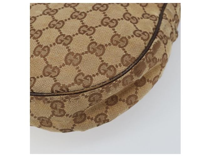 Borsa a Spalla GG Canvas Gucci Beige Argento 122790 Auth 169102 - view 15