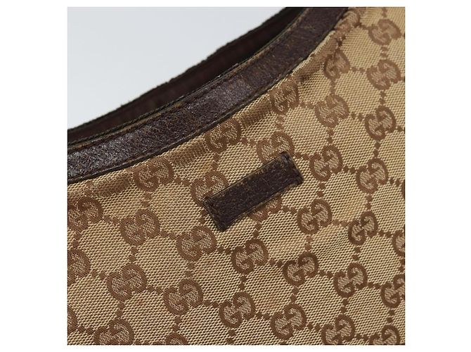 Borsa a Spalla GG Canvas Gucci Beige Argento 122790 Auth 169102 - view 19