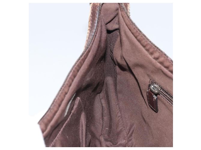 Borsa a Spalla GG Canvas Gucci Beige Argento 122790 Auth 169102 - view 22