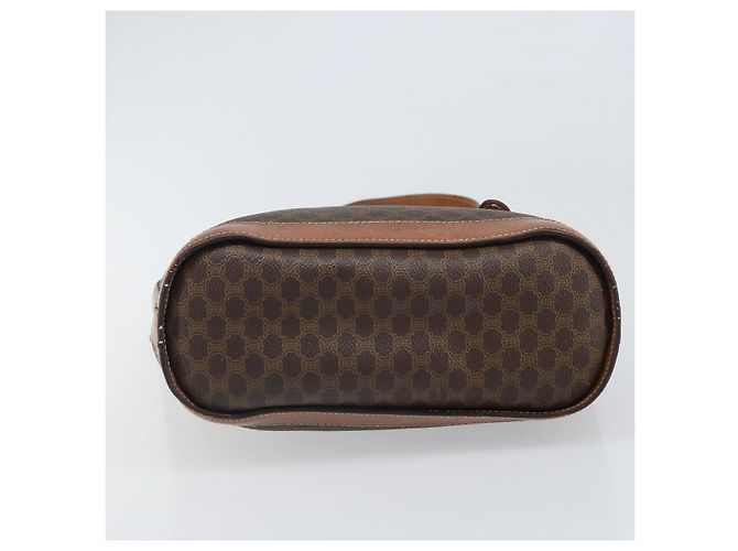 Céline Borsa a mano in tela Macadam CELINE in pelle PVC marrone oro Auth bs33103 D'oro - vista 5
