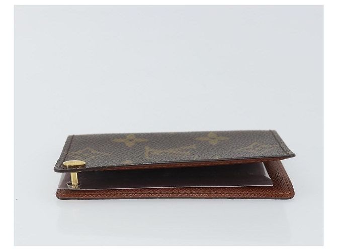 LOUIS VUITTON Monogram Porto Cartes Crdit Pression Estojo de Cartões M60937 Auth hk3430 Monograma - vista 3