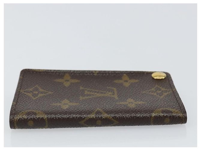 LOUIS VUITTON Monogram Porto Cartes Crdit Pression Estojo de Cartões M60937 Auth hk3430 Monograma - vista 4