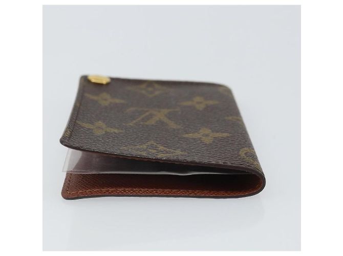 LOUIS VUITTON Monogram Porto Cartes Crdit Pression Estojo de Cartões M60937 Auth hk3430 Monograma - vista 5