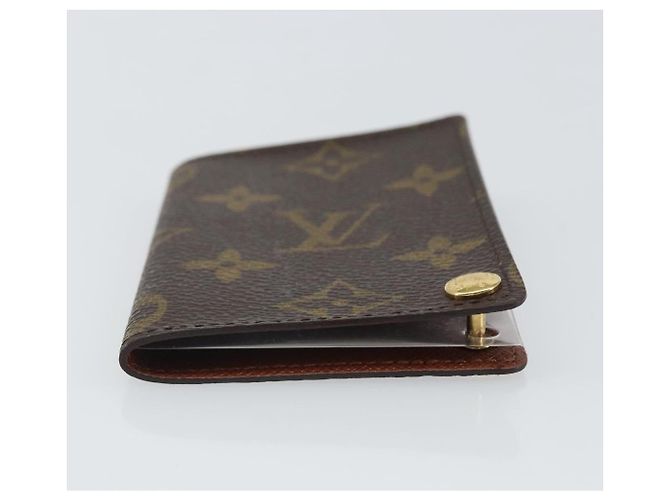 LOUIS VUITTON Monogram Porto Cartes Crdit Pression Estojo de Cartões M60937 Auth hk3430 Monograma - vista 6