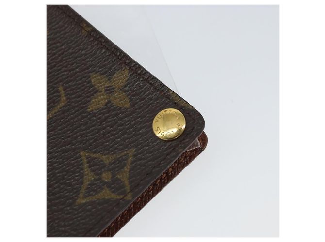 LOUIS VUITTON Monogram Porto Cartes Crdit Pression Estojo de Cartões M60937 Auth hk3430 Monograma - vista 8