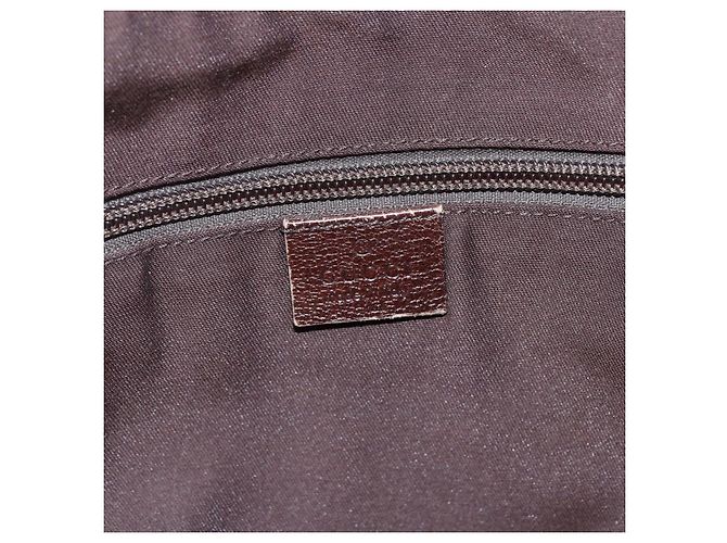 Borsa a Spalla GG Canvas Gucci Beige Argento 146236 Auth bs33191 - vista 10