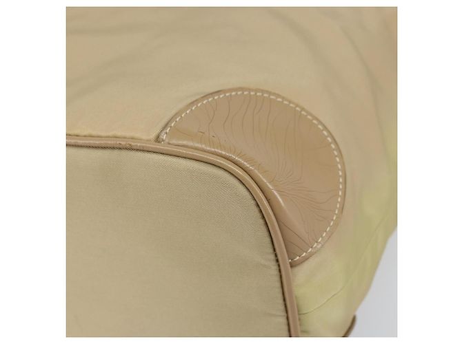 Borsa a Spalla PRADA Nylon Beige Argento Autentica 169023 - vista 14