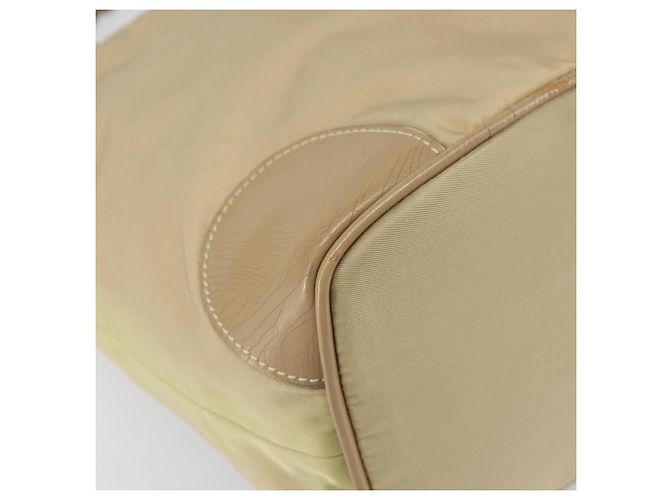 Borsa a Spalla PRADA Nylon Beige Argento Autentica 169023 - vista 15
