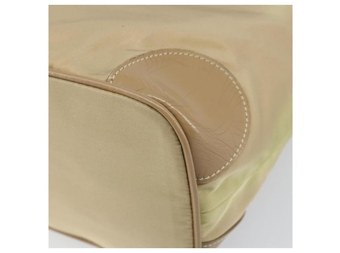 Borsa a Spalla PRADA Nylon Beige Argento Autentica 169023 - vista 16