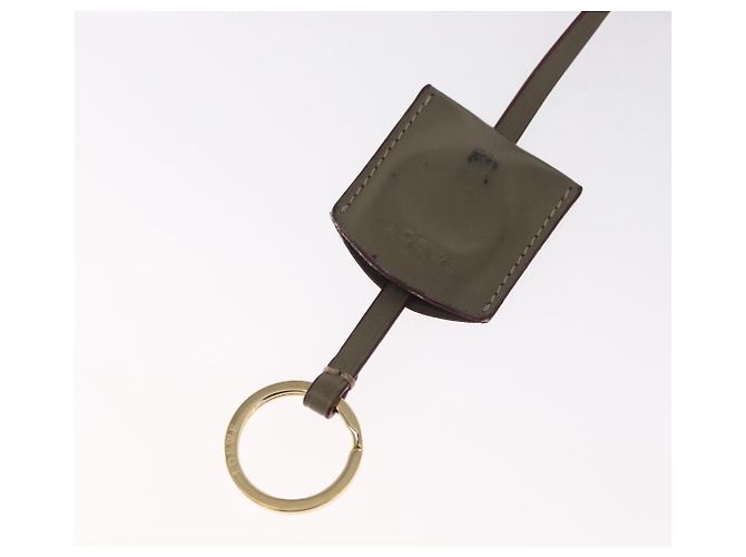 LOEWE Borsa a Mano Anagramma Pelle Grigia Oro Auth ep13268 Marrone D'oro - vista 10
