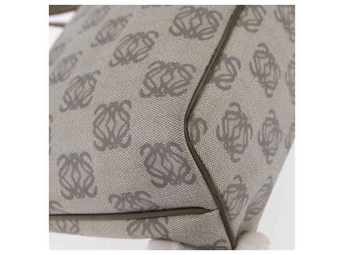 LOEWE Borsa a Mano Anagramma Pelle Grigia Oro Auth ep13268 Marrone D'oro - vista 15