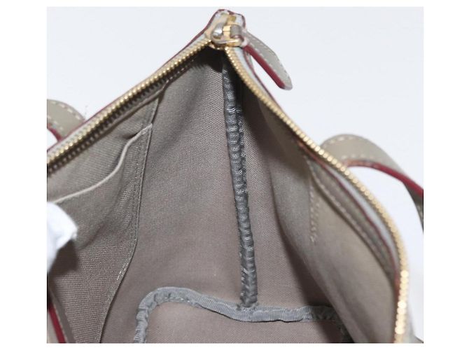 LOEWE Borsa a Mano Anagramma Pelle Grigia Oro Auth ep13268 Marrone D'oro - vista 20