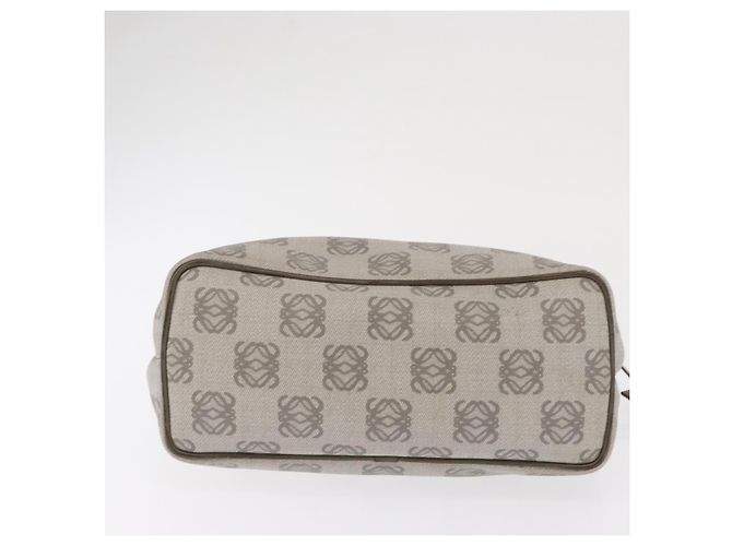 LOEWE Borsa a Mano Anagramma Pelle Grigia Oro Auth ep13268 Marrone D'oro - vista 5