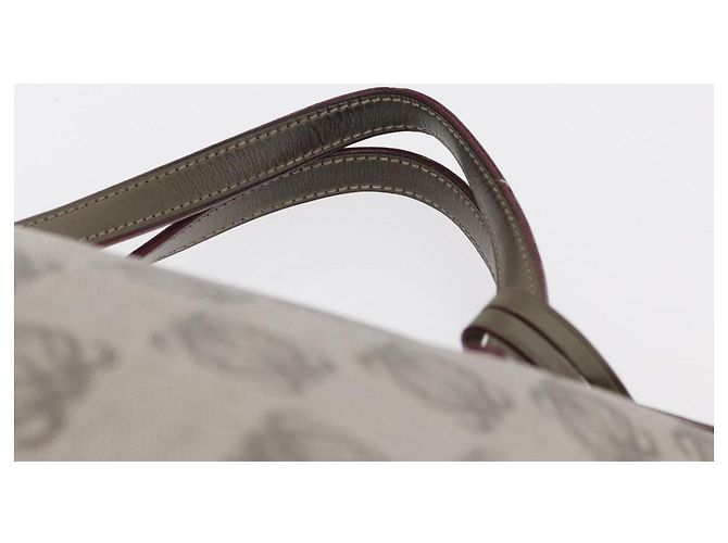 LOEWE Borsa a Mano Anagramma Pelle Grigia Oro Auth ep13268 Marrone D'oro - vista 8
