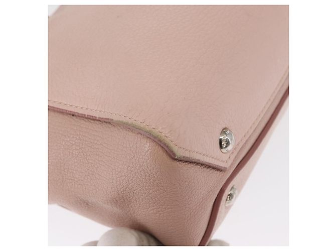 Miu Miu Handtasche aus Leder 2-in-1 Rosa Silber Authentisch 165405 Pink - Ansicht 10