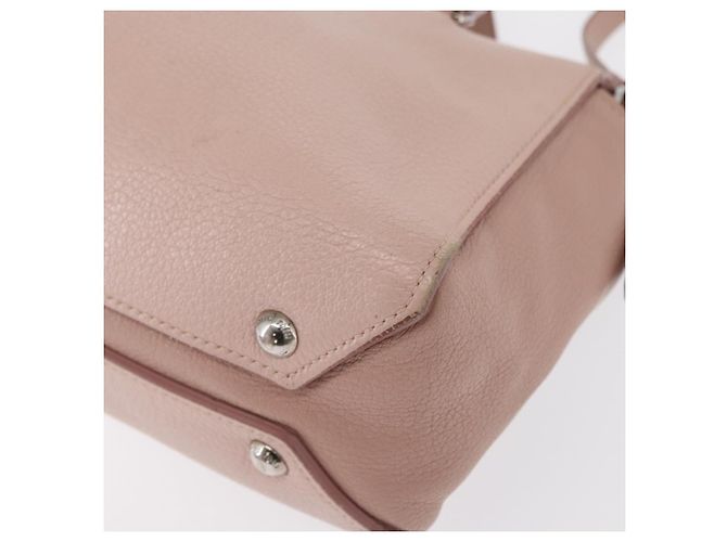 Miu Miu Handtasche aus Leder 2-in-1 Rosa Silber Authentisch 165405 Pink - Ansicht 15