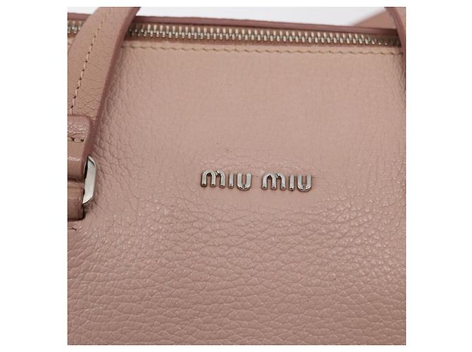 Miu Miu Handtasche aus Leder 2-in-1 Rosa Silber Authentisch 165405 Pink - Ansicht 18