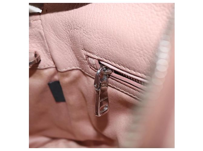 Miu Miu Handtasche aus Leder 2-in-1 Rosa Silber Authentisch 165405 Pink - Ansicht 23