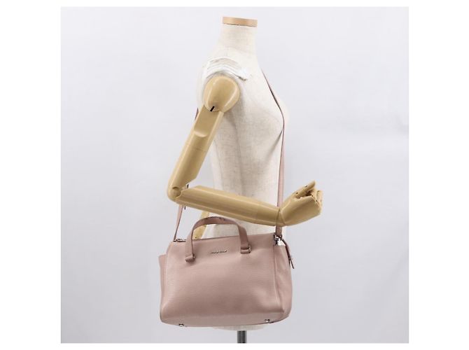 Miu Miu Handtasche aus Leder 2-in-1 Rosa Silber Authentisch 165405 Pink - Ansicht 25