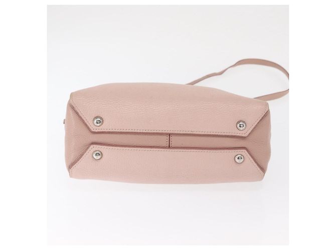 Miu Miu Handtasche aus Leder 2-in-1 Rosa Silber Authentisch 165405 Pink - Ansicht 5