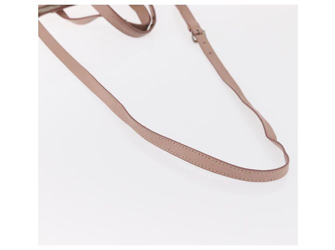 Miu Miu Handtasche aus Leder 2-in-1 Rosa Silber Authentisch 165405 Pink - Ansicht 9