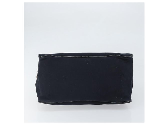 Borsa a mano Burberry Nova Check Blue Label in tela nera Auth 170426 Nero - vista 5