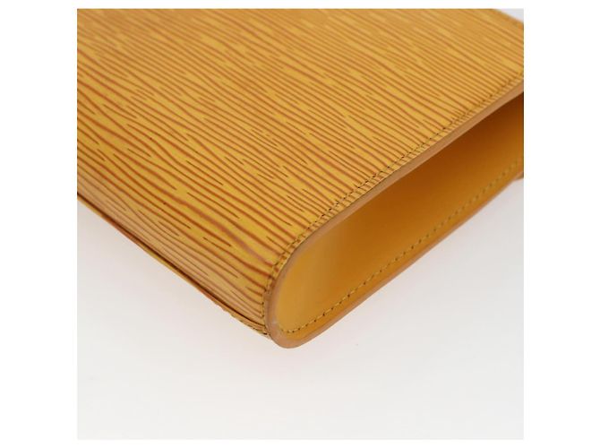 LOUIS VUITTON Clutch Art Déco Epi Giallo M52639 LV Auth 168163 - vista 15