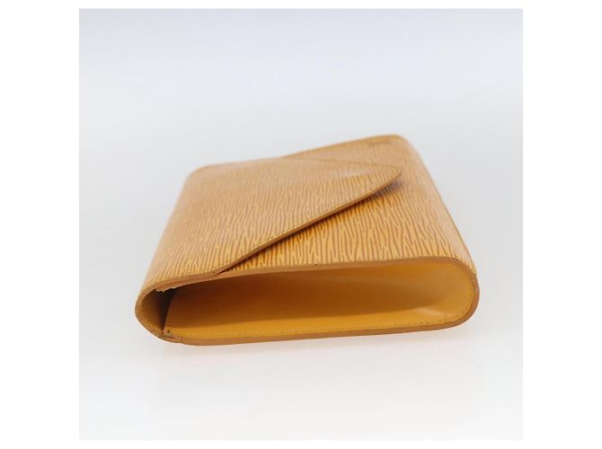 LOUIS VUITTON Clutch Art Déco Epi Giallo M52639 LV Auth 168163 - vista 3