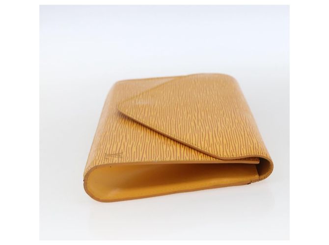 LOUIS VUITTON Clutch Art Déco Epi Giallo M52639 LV Auth 168163 - vista 4