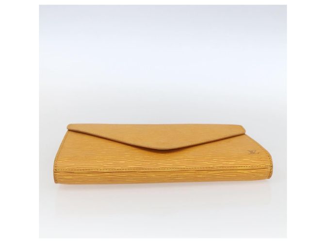 LOUIS VUITTON Clutch Art Déco Epi Giallo M52639 LV Auth 168163 - vista 6