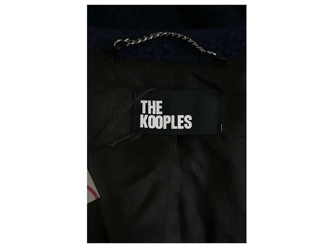The Kooples Abrigo azul marino - vista 5
