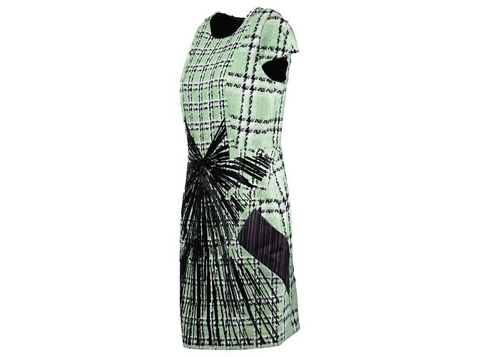 Autre Marque Vestido Midi Verde Peter Pilotto - vista 3