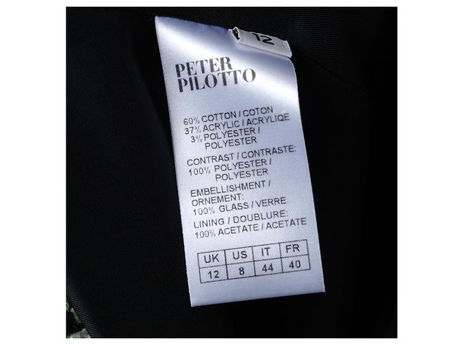 Autre Marque Vestido Midi Verde Peter Pilotto - vista 7