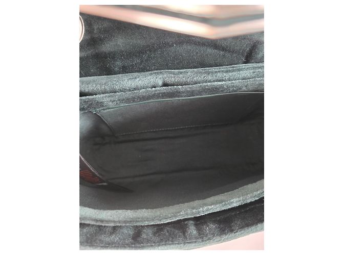 Borsa Ikks The 1 Velvet verde trapuntata Argento Verde scuro - vista 12