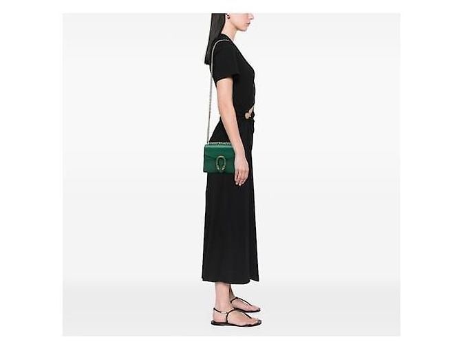 Borsa a tracolla Dionysus in pelle piccola verde Gucci - vista 17