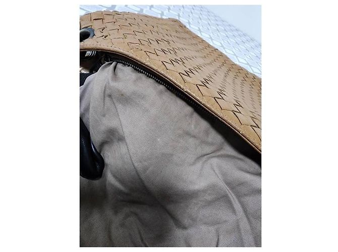 Borsa Messenger Intrecciato Bottega Veneta Beige - vista 15