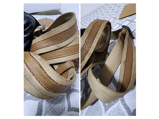 Borsa Messenger Intrecciato Bottega Veneta Beige - vista 9
