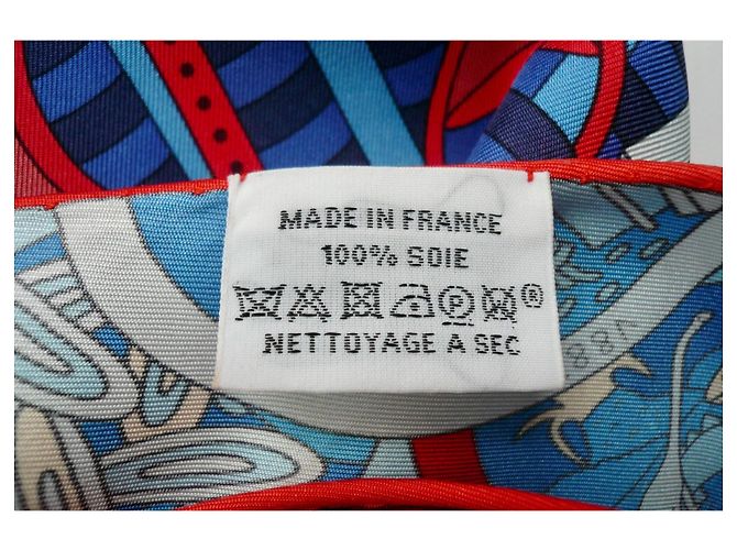 Hermès HERMES Chal en Seda Triangular Grande "El Laboratorio del Tiempo" Excelente Estado Multicolor - vista 5