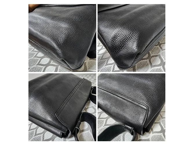 Borsa a spalla media Marmont in pelle martellata nera GUCCI Nero - vista 14