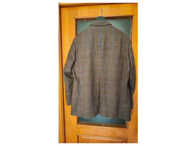 Giacca Hugo Boss Angelico in tweed marrone - vista 3