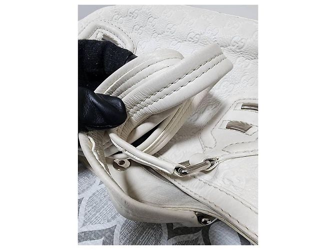 Borsa Tote Gucci GG Signature Off-White Bianco - vista 11
