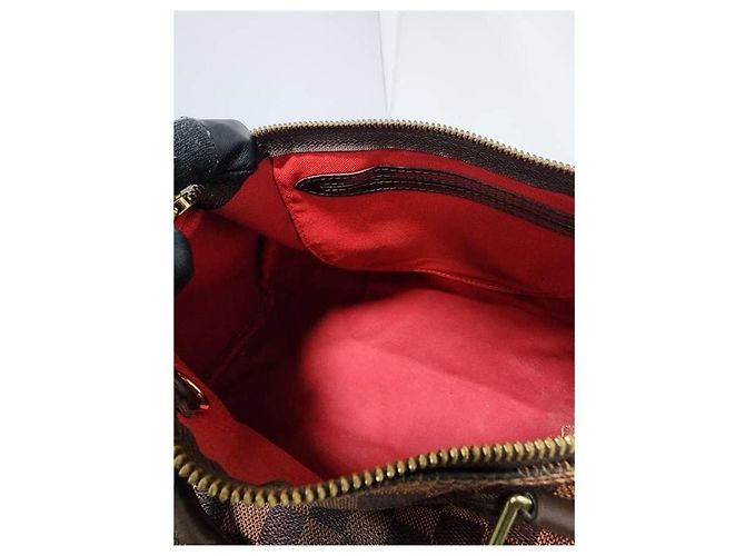 Borsa Speedy 30 in tela Damier di LOUIS VUITTON marrone - vista 11