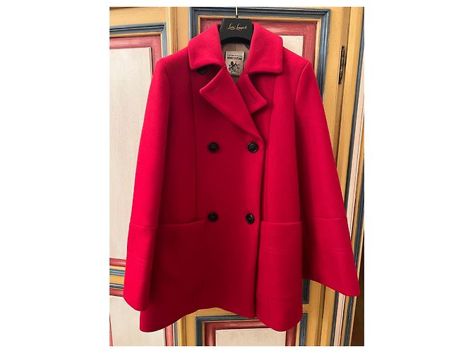 Autre Marque Abrigo Rojo Semi-Couture Roja - vista 2