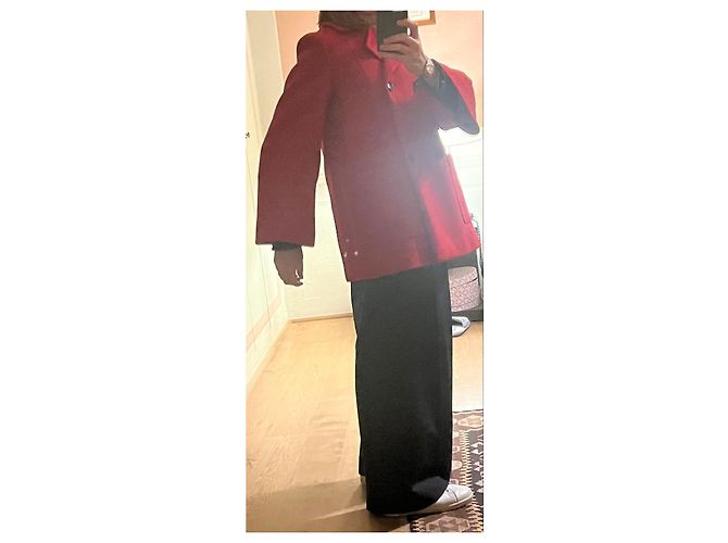 Autre Marque Abrigo Rojo Semi-Couture Roja - vista 8