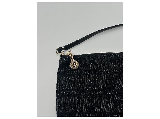 Christian Dior Cannage Cotton Bead Embroidery moyen Rosa - vista 3